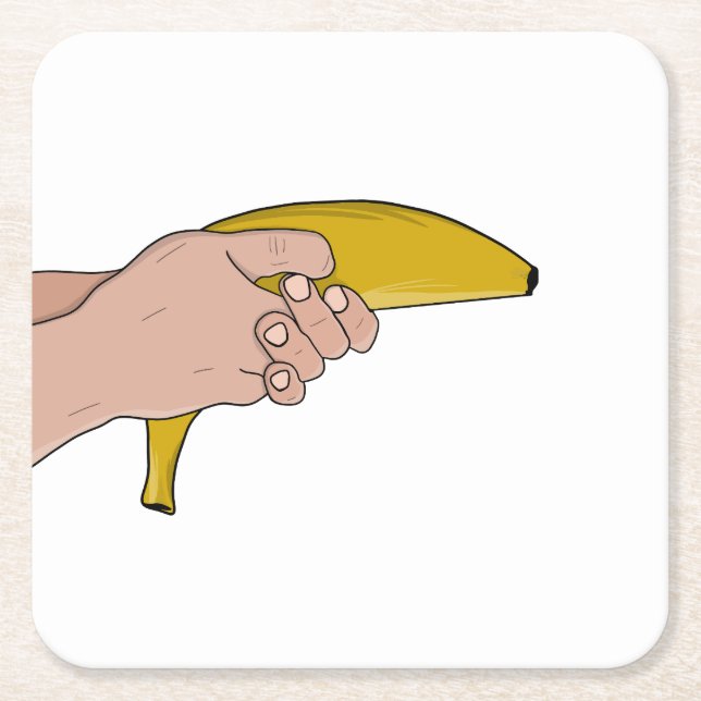 Lethal-Banane Rechteckiger Pappuntersetzer (Vorderseite)