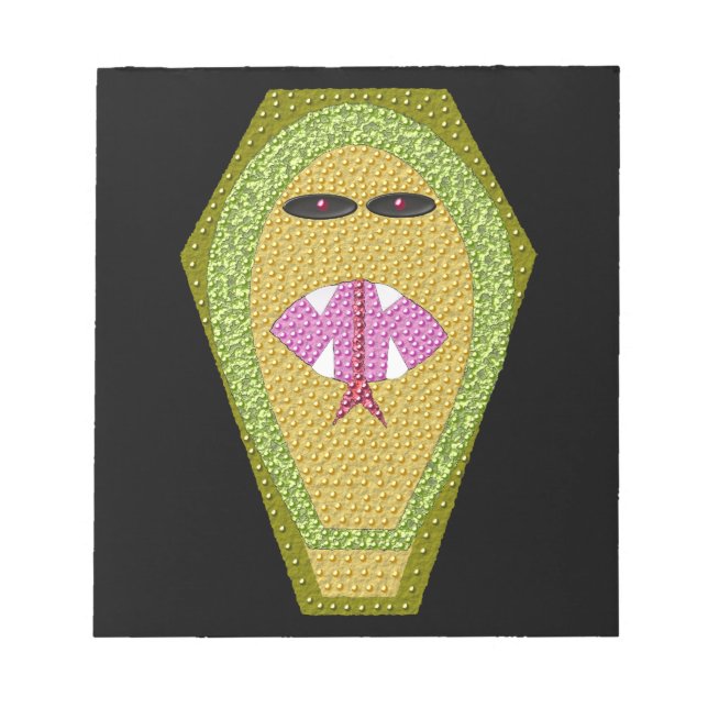 Lethal Egyptian Cobra Notepad Notizblock (Vorderseite)