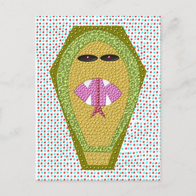 Lethal Egyptian Cobra Postcard Postkarte (Vorderseite)