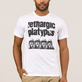 Lethargisches Platypus 4 Köpfe T-Shirt