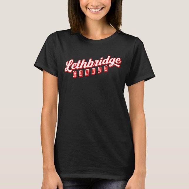 Lethbridge Kanada T-Shirt (Vorderseite)