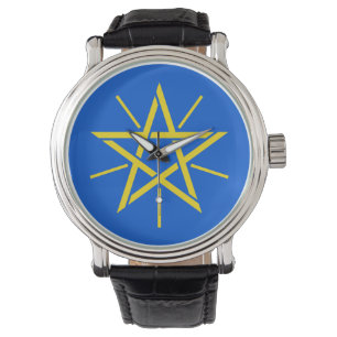 L'ETHIOPIE - montre-bracelet de coutume de crête