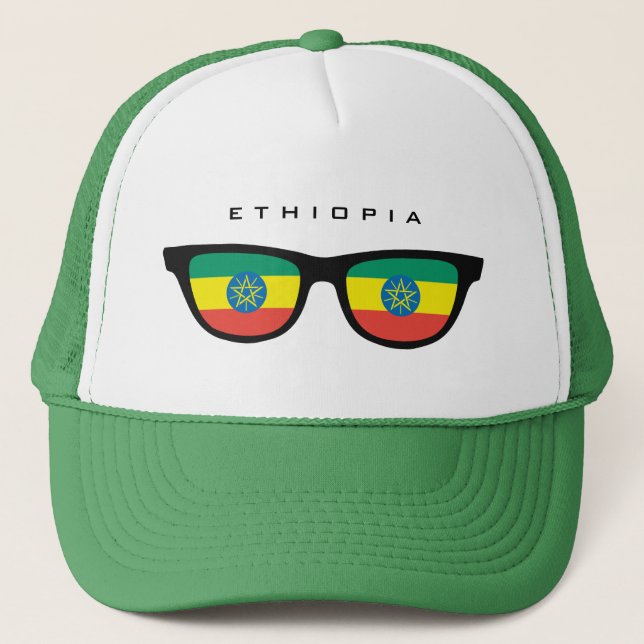 L'Ethiopie ombrage les casquettes faits sur (Devant)