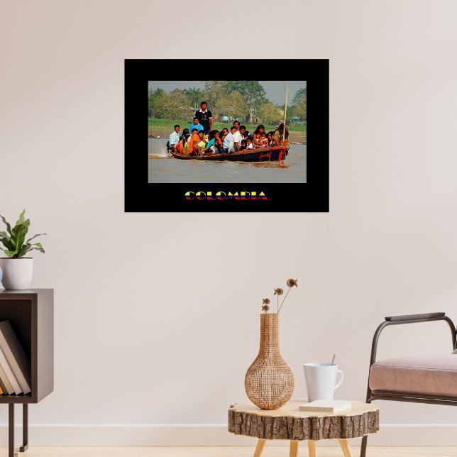 Leticia Colombia Travel Poster (Wohnzimmer 3)