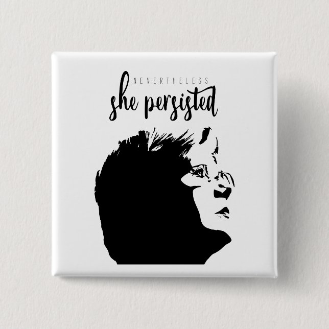 #LetLizSpeak Knopf Button (Vorderseite)