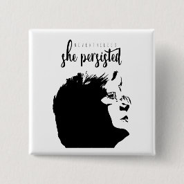 #LetLizSpeak Knopf Button