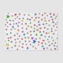 L'étoile arrosent le papier de soie de soie