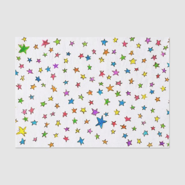 L'étoile arrosent le papier de soie de soie (Recto)