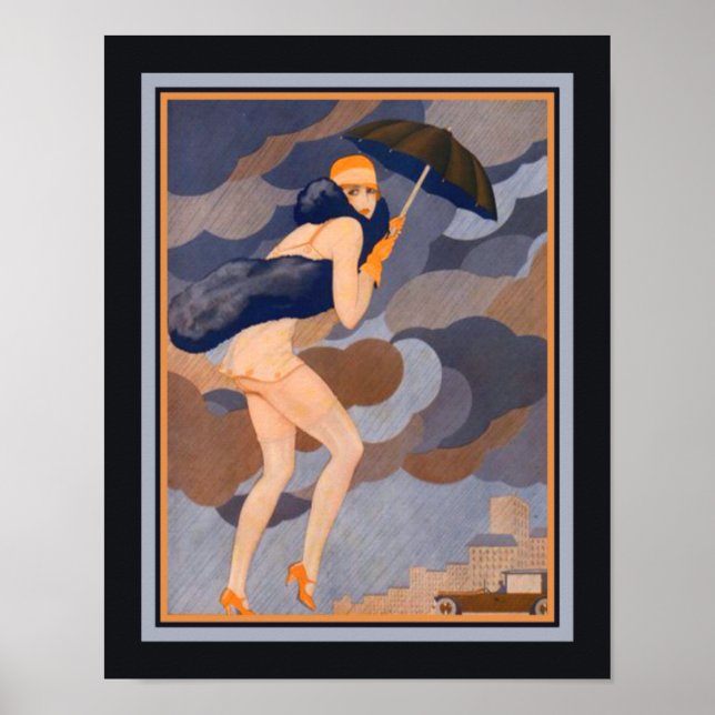 "L'Etourdie" Art Deco 1927 Poster (Vorne)