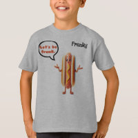 "Let's be Frank" Hotdog Customizalbe Pun Boy's