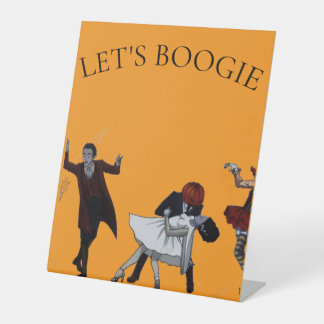 LET'S BOOGIE HALLOWEEN DEKO SOCKELSCHILD