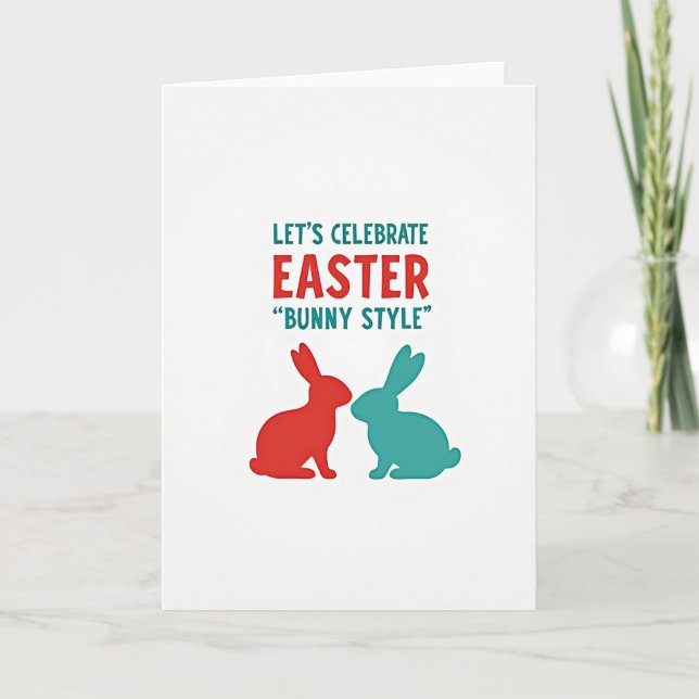 Lets Celebrate Easter Card Karte (Vorderseite)