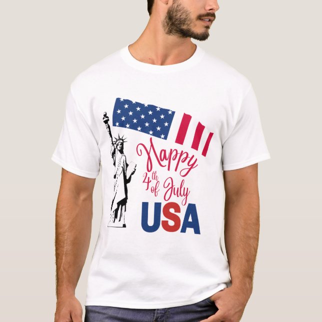Let's celebrate the 4th of July T-Shirt (Vorderseite)