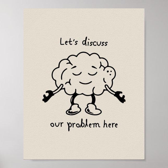 Let's Discuss our problems here Poster (Vorne)