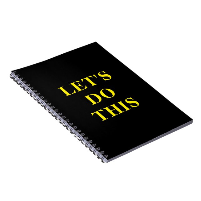 Let's Do This - 6.5" x 8.75" Classic Notebook Notizblock (Rechte Seite)