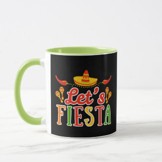 Let's Fiesta Cinco de Mayo Tasse