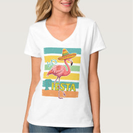 Let's Fiesta Flamingo Cinco De Mayo T-Shirt