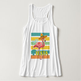 Let's Fiesta Flamingo Cinco De Mayo Tank Top