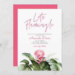 Let's Flamingle Bachelorette Weekend Tour Einladung