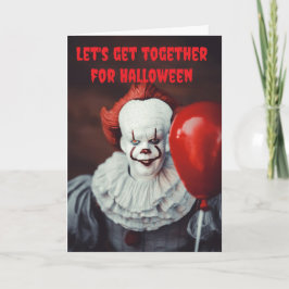 Let's get together for Halloween. Karte