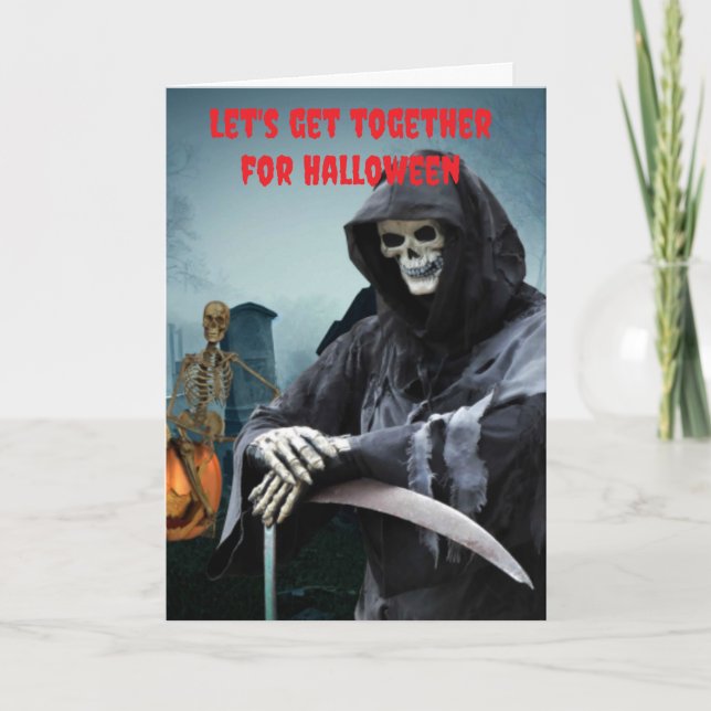 Let's get together for Halloween. Karte (Vorderseite)