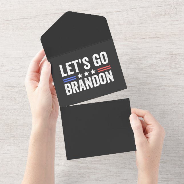 Let's Go Brandon All In One Einladung (Abreißen)