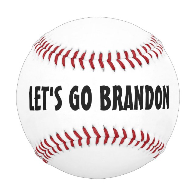LET'S GO BRANDON Baseballs (Rückseite)