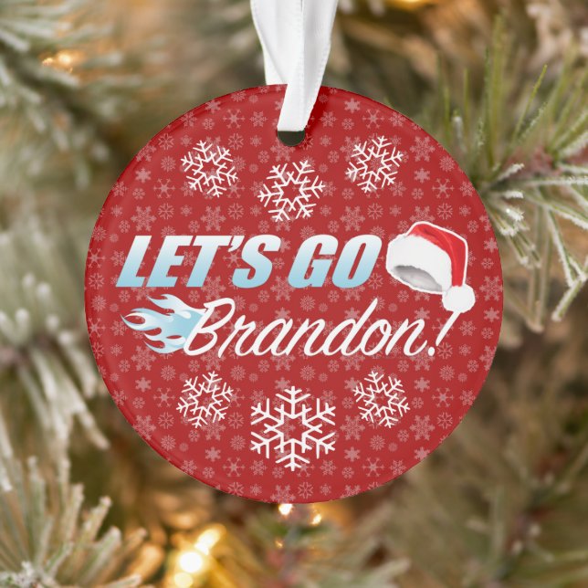 Lets Go Brandon Christmas Ornament (Baum)