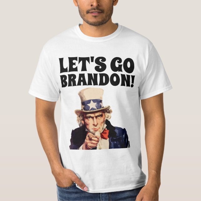 LET'S GO BRANDON f**k JOE BIDEN T - SHIRT (Vorderseite)