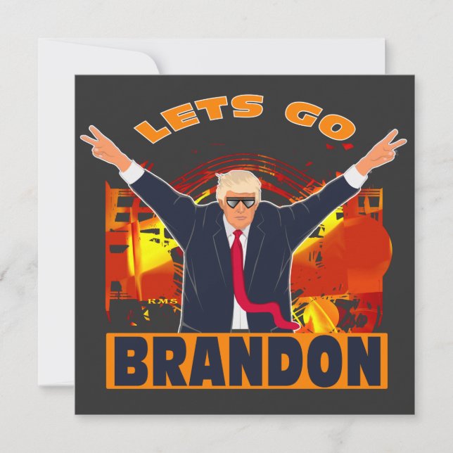 Let's Go Brandon Funny Anti Biden Trump Political  (Vorderseite)