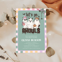 Let's Go Ghouls Groovy Halloween Bridal Shower