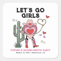 Let's Go Girls Cowgirl Bachelorette Weekend