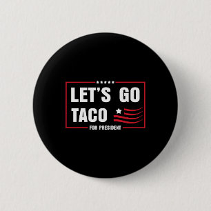 Let's Go Taco 8647 US-Flagge 86 47 Männer Frauen 8 Button