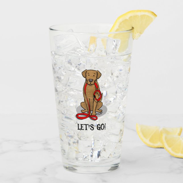 Let's Go! Walk Chesapeake Bay Retriever (dg tan) Glas (Rückseite Ice)