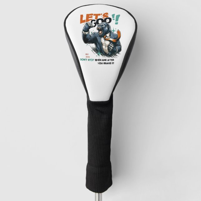 LET'S GOO LESSONS LEARN GOLF HEAD COVER  HEADCOVER (Vorderseite)