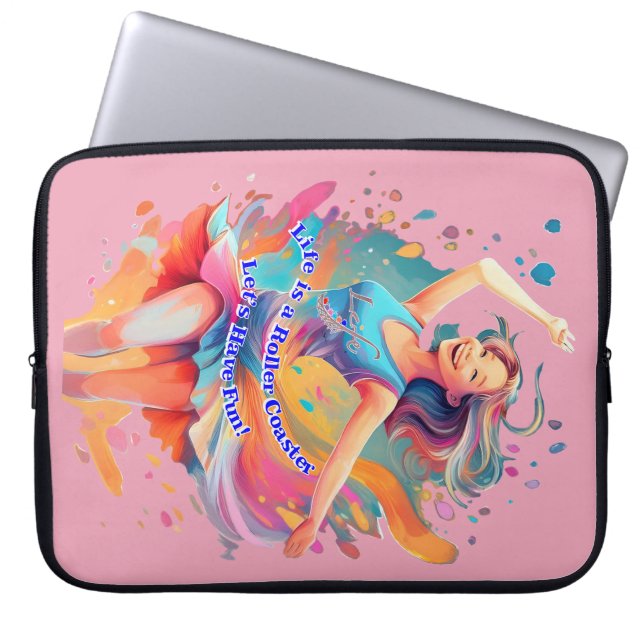 Let's Have Fun!! Laptopschutzhülle (Vorderseite)