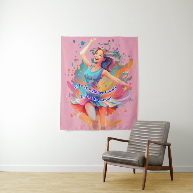 Let's Have Fun!! Wandteppich (Beispiel)