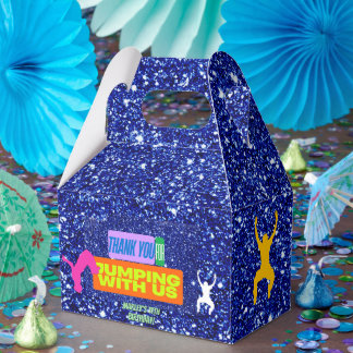 Let's Jump Party Bounce Neon Trampoline Park  Geschenkschachtel