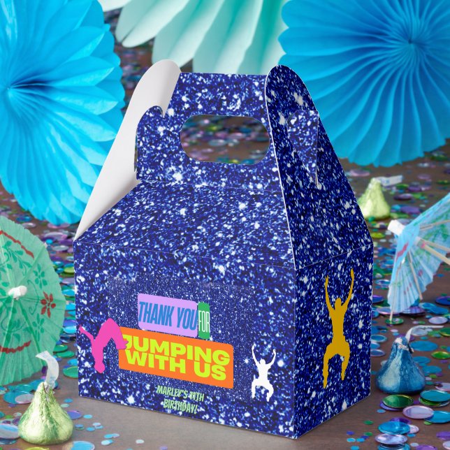 Let's Jump Party Bounce Neon Trampoline Park  Geschenkschachtel (Party)