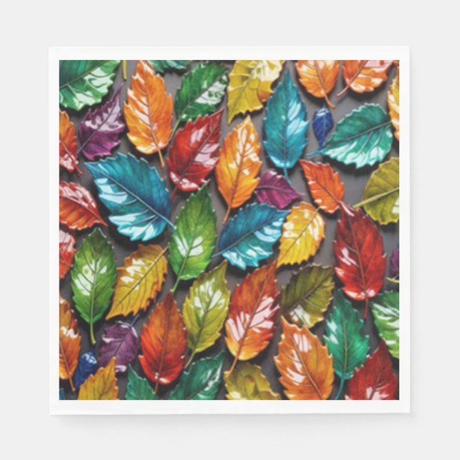 Let's Leaf - Paper Napkin Serviette (Vorderseite)