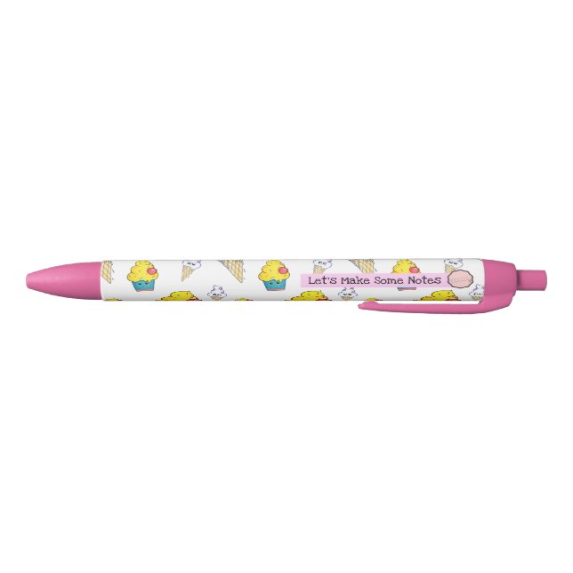 Let's Make Some Notes, Ice Cream Cupcake Pen Kugelschreiber (Unterseite)