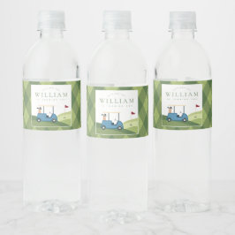 Let's Par T-Shirt Golf Raute Muster ersten Geburts