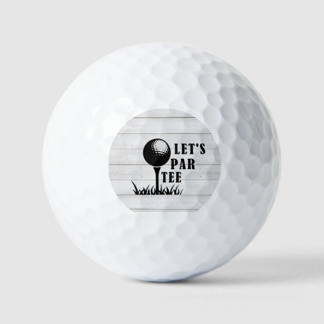 **LET'S PAR-T-SHIRT* GOLFBALLS GOLFBALL (Vorderseite)