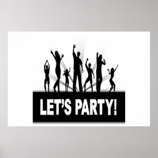 "LET'S PARTY"-TANKER POSTER (Vorne)