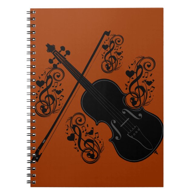 Let's Play,Violin_ Notizblock (Vorderseite)