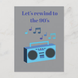Let's rewind to the 90's postkarte