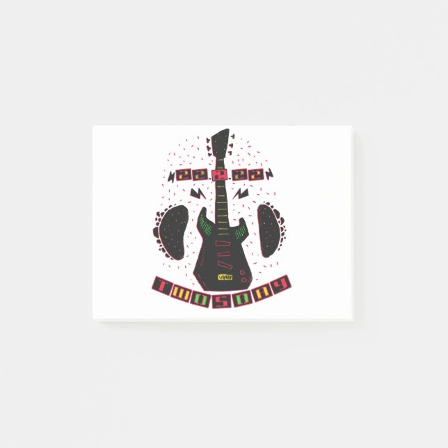 Lets Rock on Taco Twosday 2-22-22 Post-it Klebezettel (Vorderseite)