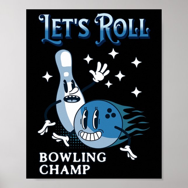 Let's Roll Bowling Champ  Poster (Vorne)