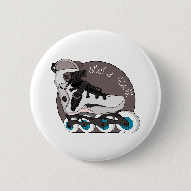 Let's Roll Button (Vorderseite)