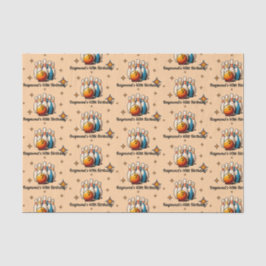 Let's Strike Up Some Fun Bowling Birthday Party Seidenpapier